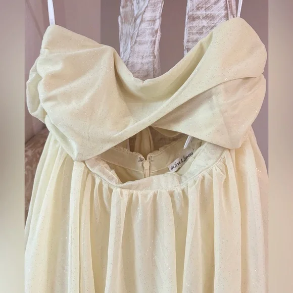 For Love & Lemons Juni Maxi Dress  Yellow  NWT  Size M